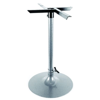 Breha Wineglass Table Leg with Angle Iron Split Top