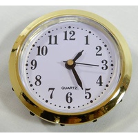 Wall Clock Gold 6cm