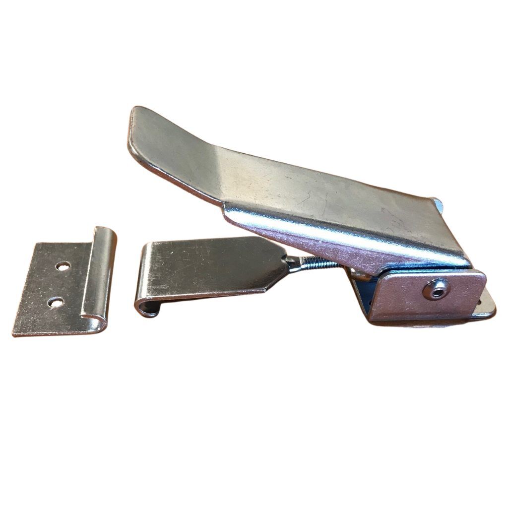 4x Roof Clamp & J Hook For Pop-Top Silver (2 Part)