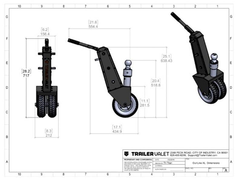 Trailer Valet XL Mover - Heavy Duty
