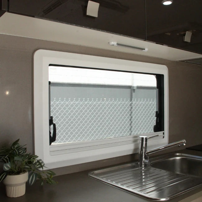 Camec Push Out Double Glazed Window - 900W x 450H