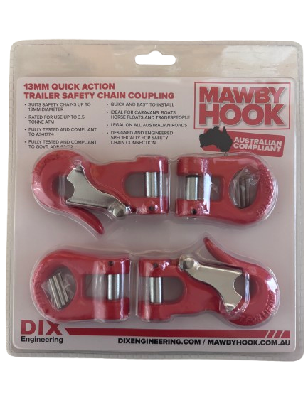 Mawby Hook 3.5T Towing Hook 13mm — Two Pack