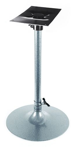 Breha Wineglass Table Leg with Plate Top