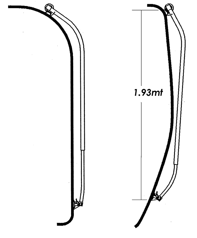 Carefree Curved Hardware