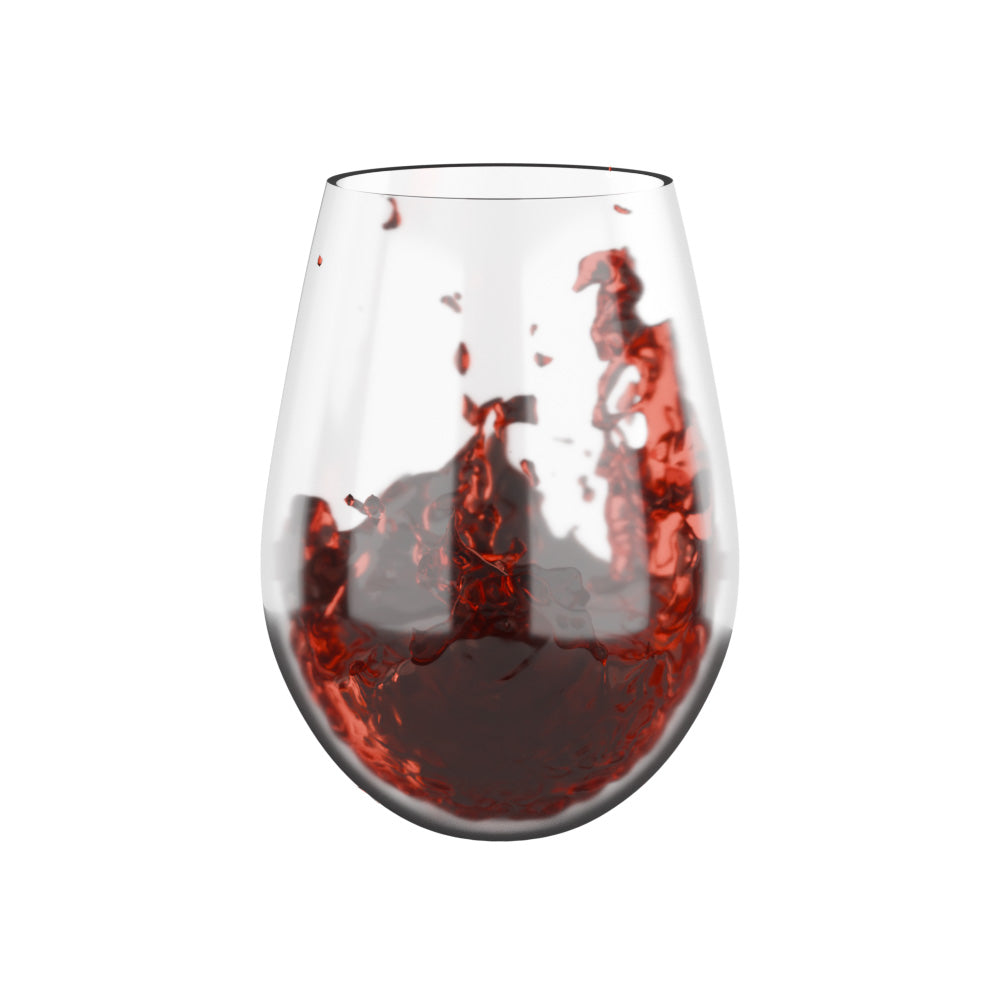 Tritan Stemless Wine Glasses 16oz - Set of 4