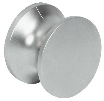 Large Push button Knob - Matte Nickel