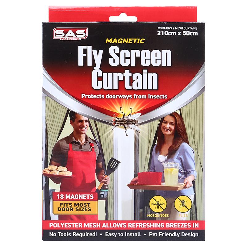 Magnetic Curtain Hands Free Screen Door