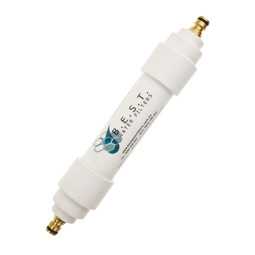 B.E.S.T. Inline Water Filter (Brass Hose Fittings)