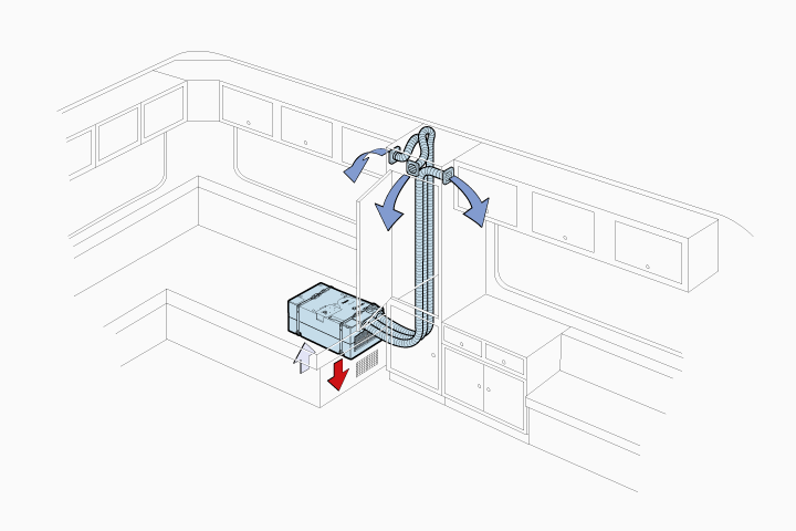 Truma Saphir Storage Box Air Conditioning System