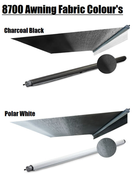 Dometic Fabric 8700 11' Charcoal Black - Fabric Only