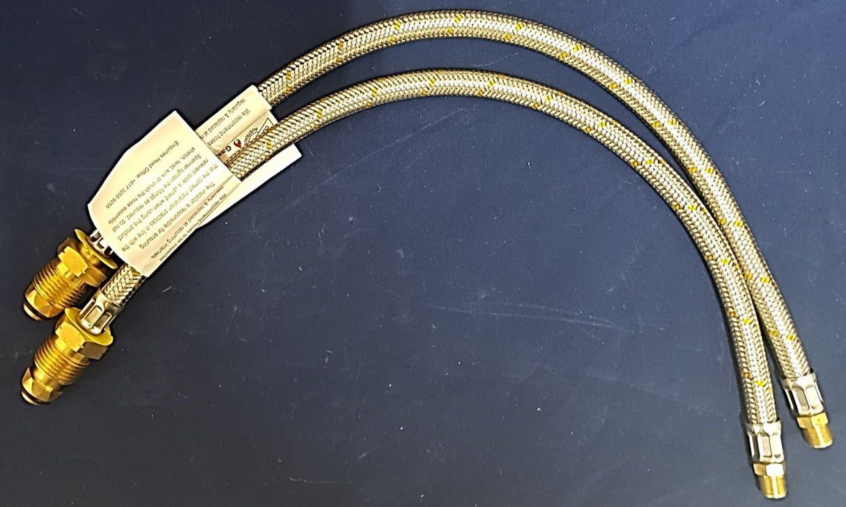 3/8" Dual Regulator Kit 290mj with Twin Pigtails & a 5/16" Adaptor