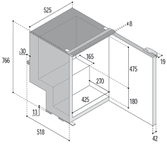 Vitrifrigo Upright Fridge C115i