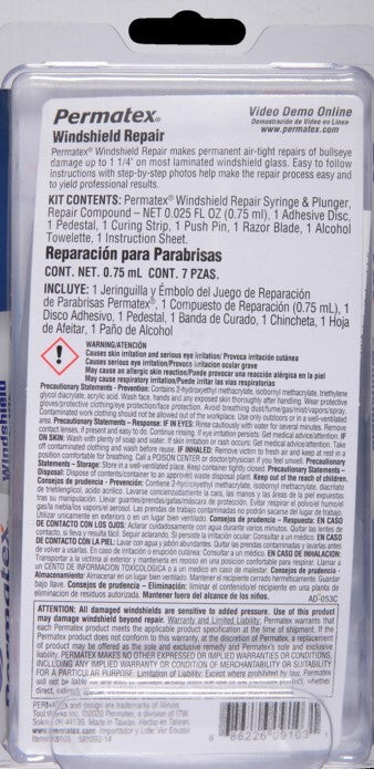 Permatex Windshield Repair Kit