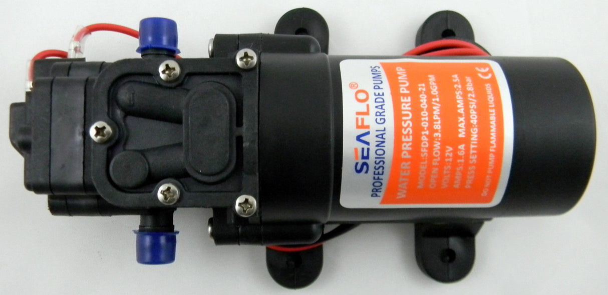 Seaflo 3.8LPM Water Pressure Pump 12V Diaphragm 21 Series