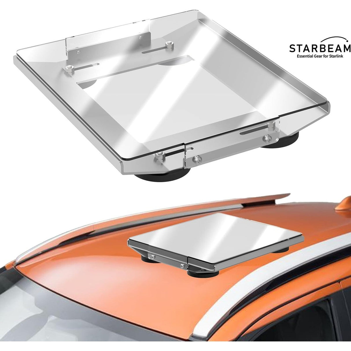 STARBEAM Starlink Mini Protective Vehicle Mount with Magnetic Feet