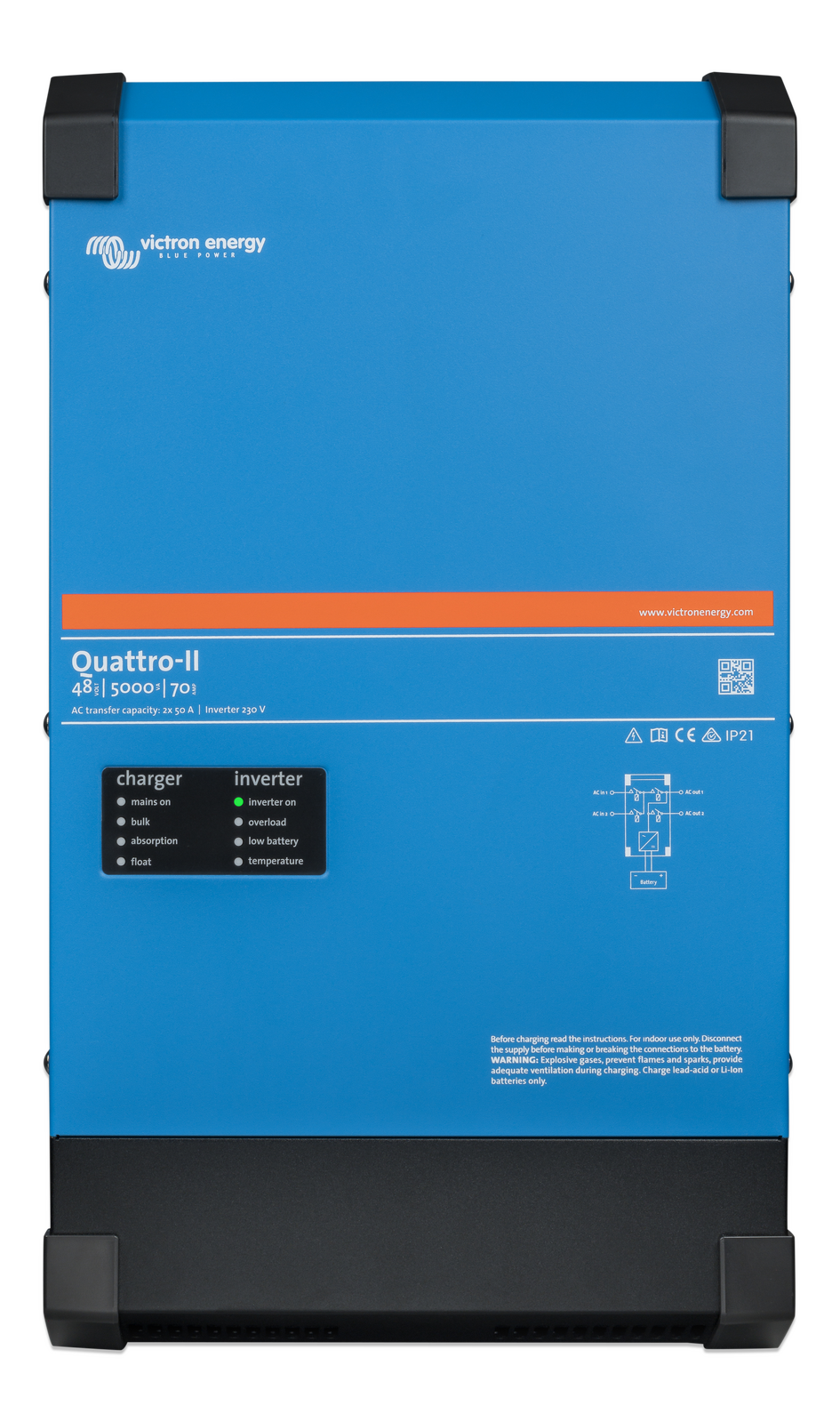 Victron Energy Quattro-II 48/5000/70-50/50 230V