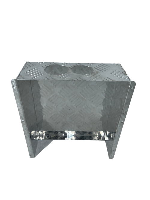 AUFOCUS GEN 4 - silver Checker Plate Tank Cover