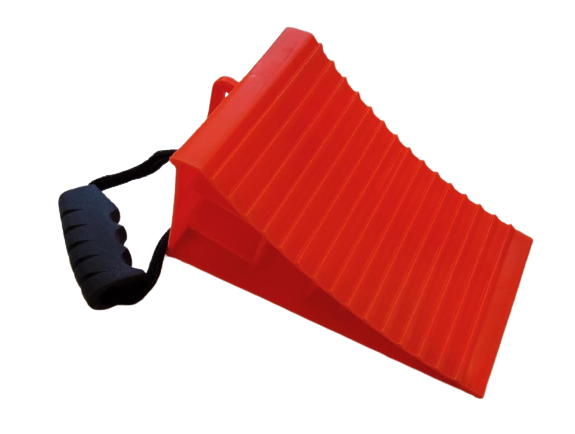 Deluxe Wheel Chock with Handle & Cord