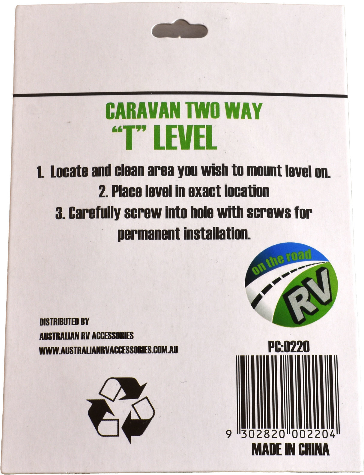 On The Road RV Caravan T Level