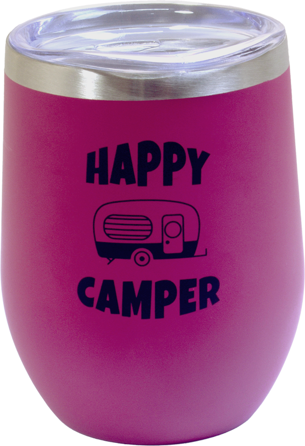 Pink Keep Cup - Happy Camper