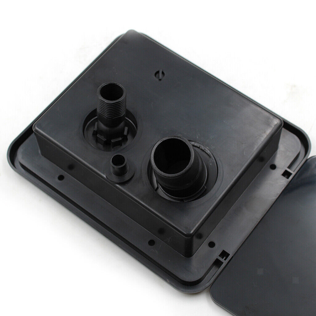 RV Flomaster Gravity/City Water Inlet Hatch - Black