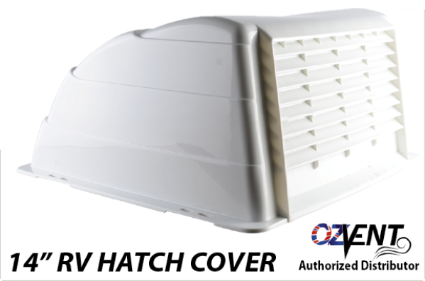 Ozvent hatch Vent Cover 14" - White