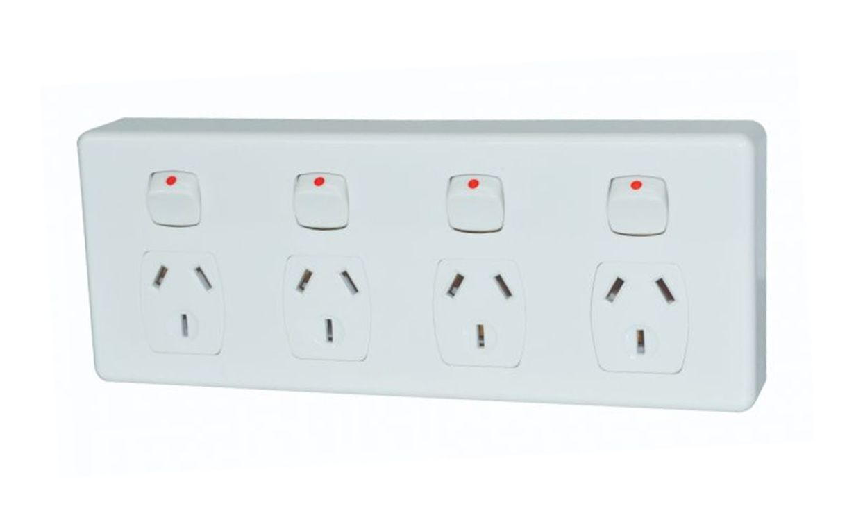 Deep Quad Power Point - Double Pole