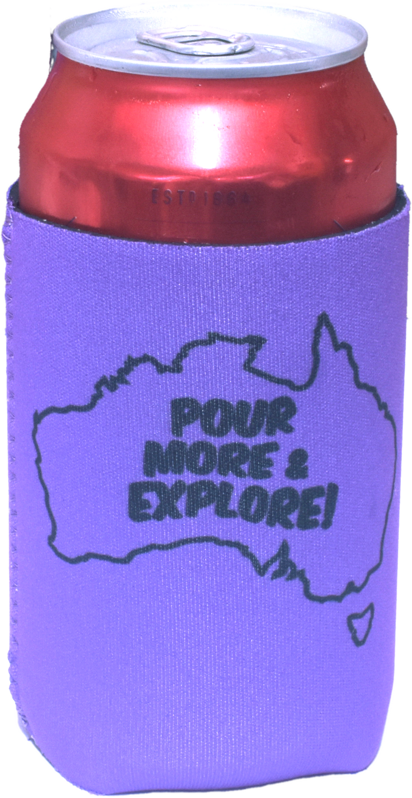 Purple Stubby Holder - Pour More & Explore
