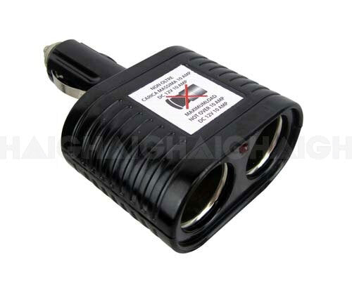 Cigarette Lighter Twin Socket