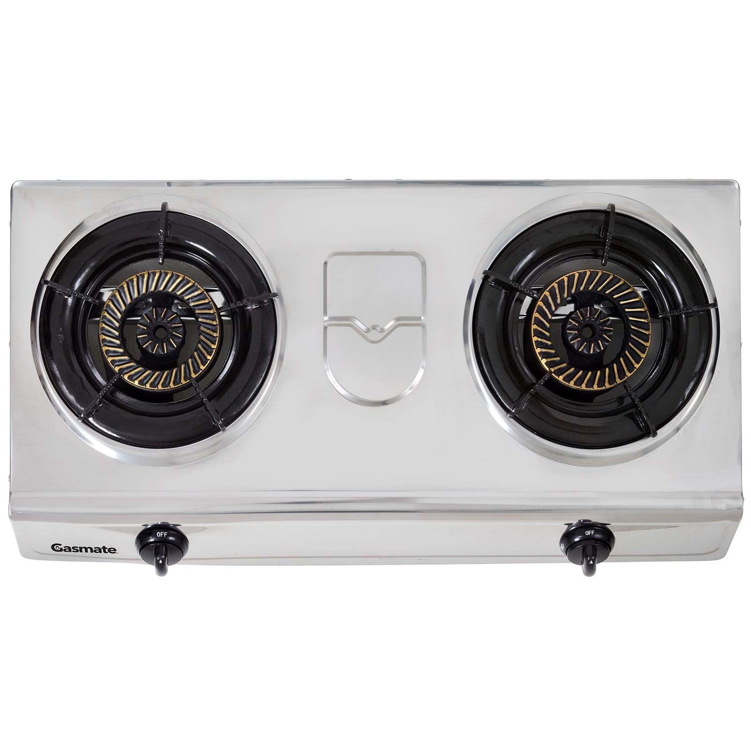 Gasmate Twin Burner Stainless Steel Wok Style Cooker