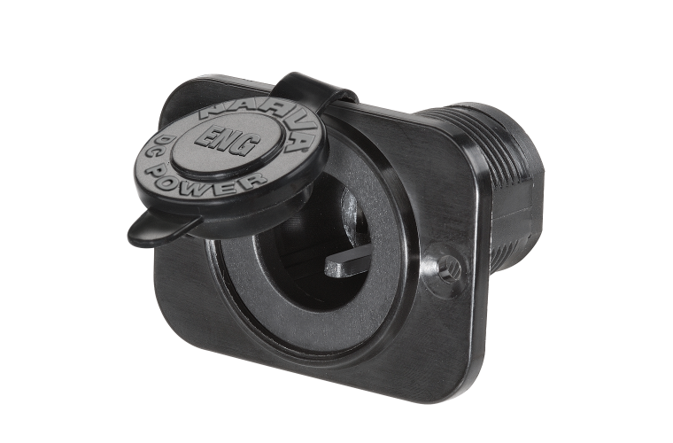 NARVA Flush Mount Engel Socket Black 81132BL