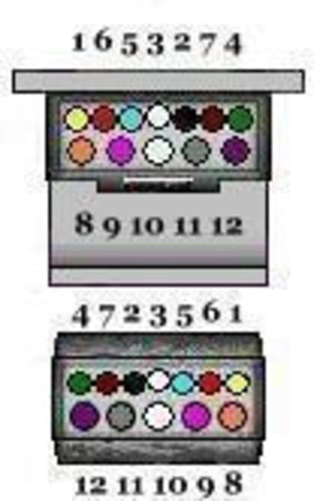 NARVA Trailer Connector 12 Pin Flat Plastic Plug 82171BL