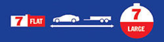 NARVA Trailer Connector - 7 Pin Socket (Car) to 7Pin Round (Trailer) -  82245BL