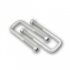 ARK Axle U Bolts 40mm Square Galvanised UB40GB