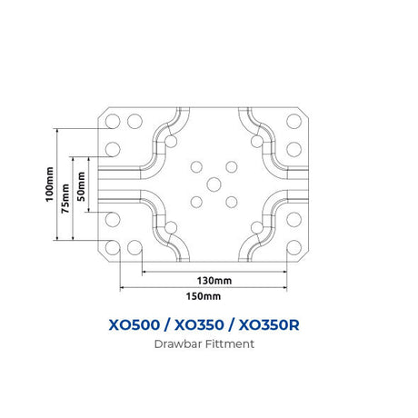 ARK XO350R XO Series Ratchet Jockey Wheel 350kg Off Road 10" Solid Wheel ORJW1SU