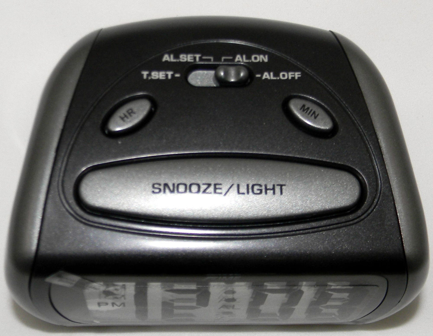 LCD Alarm Clock X Time BLACK