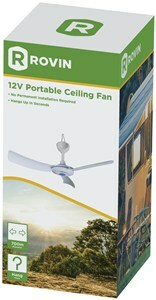 ROVIN 12V Portable Ceiling Fan TAA140