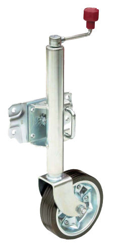 AL-KO 8" Swivel Jockey Wheel 200mm - Solid Tyre