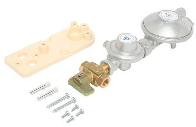 Regulator LPG 160Mj Manual Change Over & Bracket