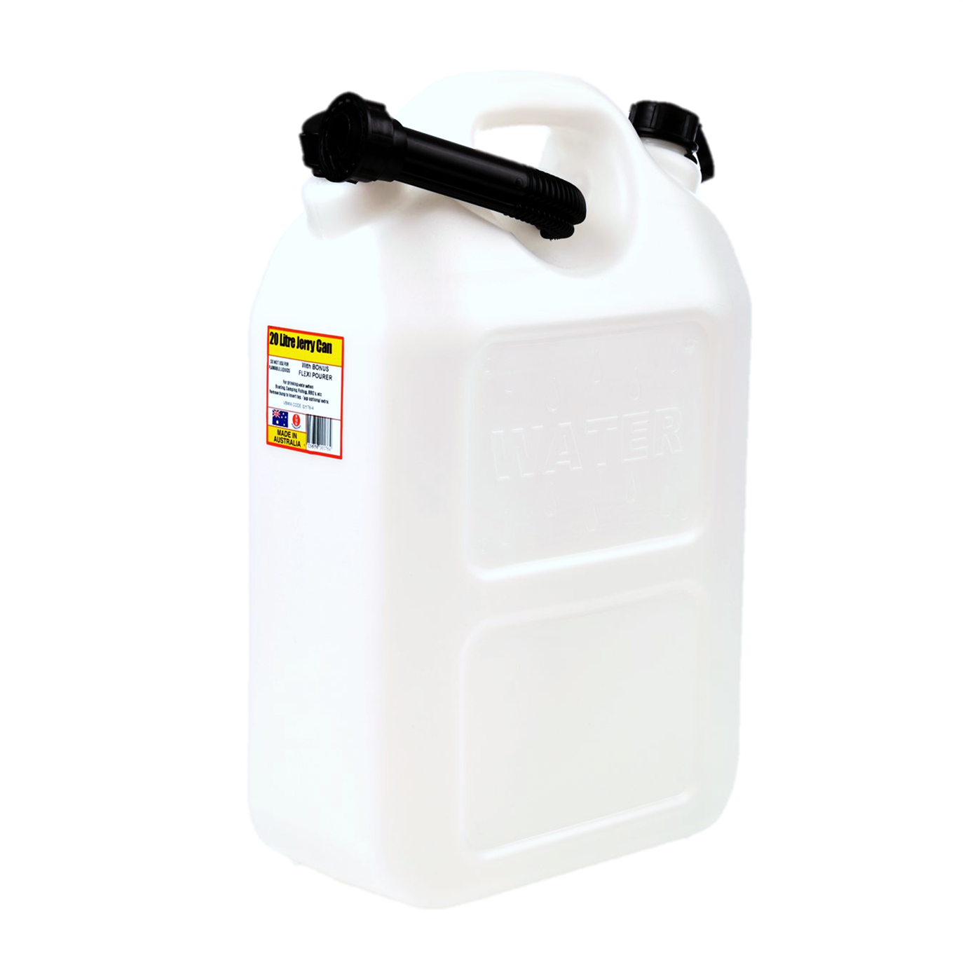 20 Litre Water Jerry Can - White