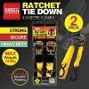 Ratchet Tie Down 2 Pack 25mm x 4.5m