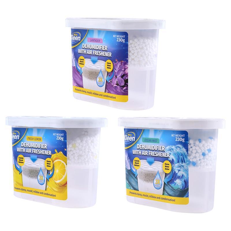 Dehumidifier With Air Freshener Interior 230g - Scented: Ocean, Lavender, Lemon