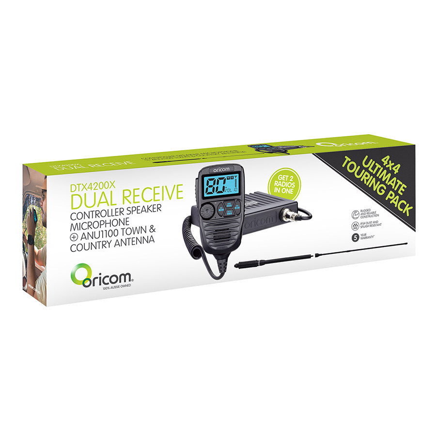 Oricom DTX4200X IP54 DUAL RECEIVE Ultimate 4×4 Touring Pack