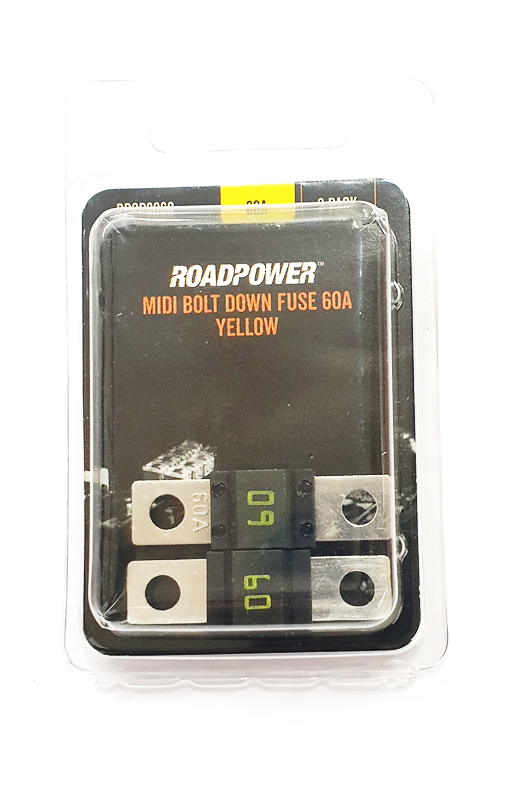 Midi Bolt Down Fuse 60A Yellow - 2 Pack