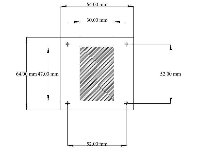 Slimline LED triple tank gauge - Black