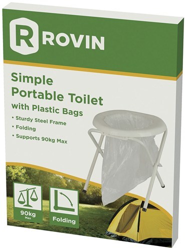 Folding Toilet With Plastic Bags