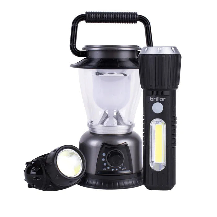 Brillar Legendary Trio Lantern,Headlamp & Torch