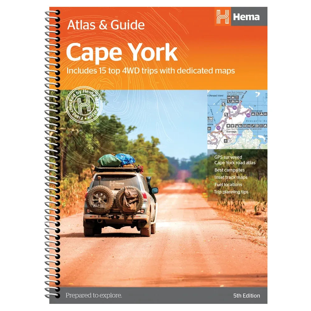 HEMA Maps Cape York Atlas & Guide 5th Edition