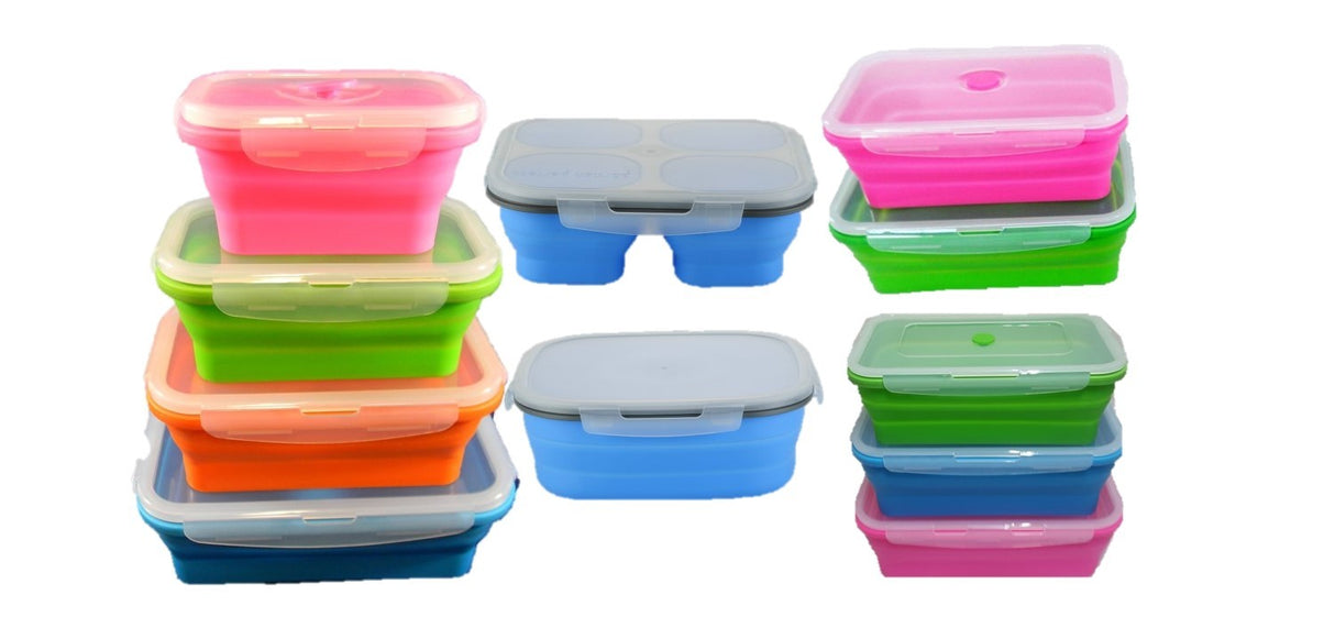 Collapsible Space Saving Pack 5 Container Set