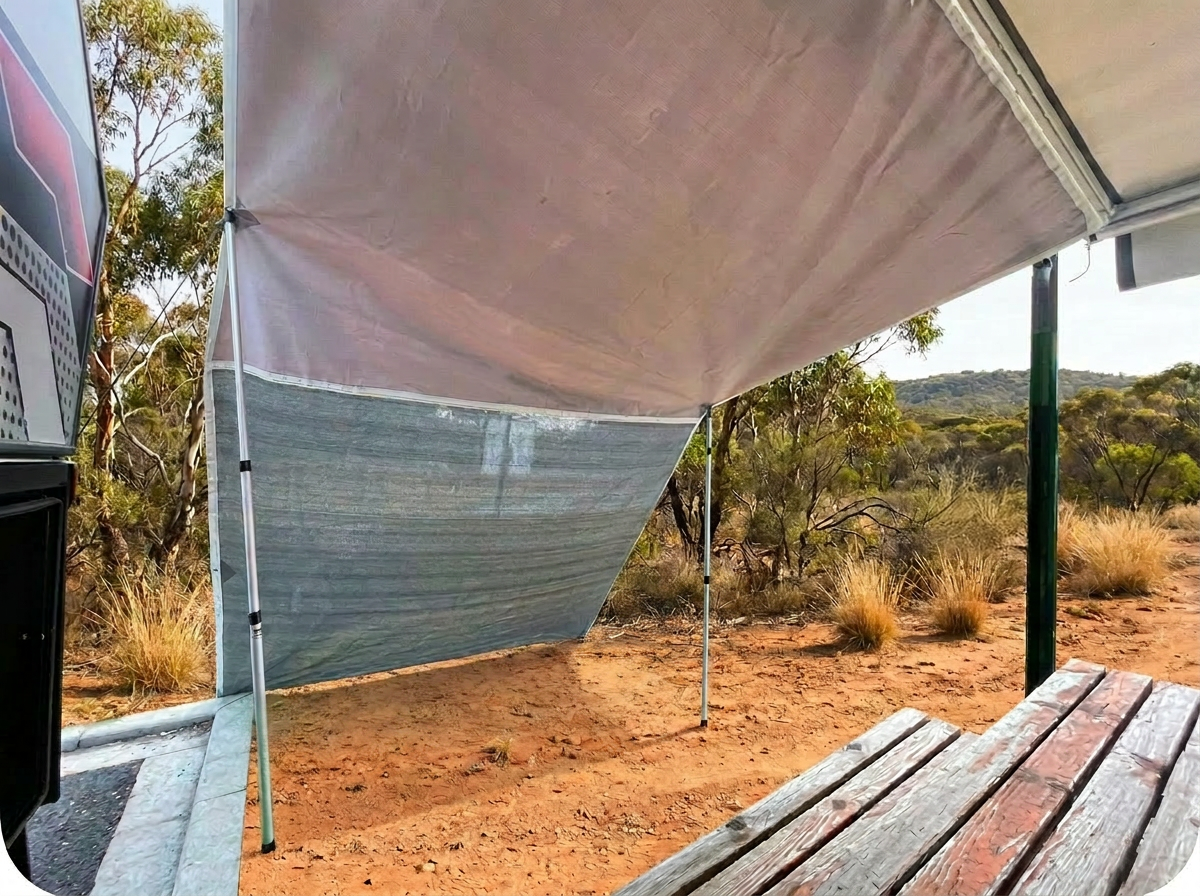 Luxury Awnings End Wall Porch Extension